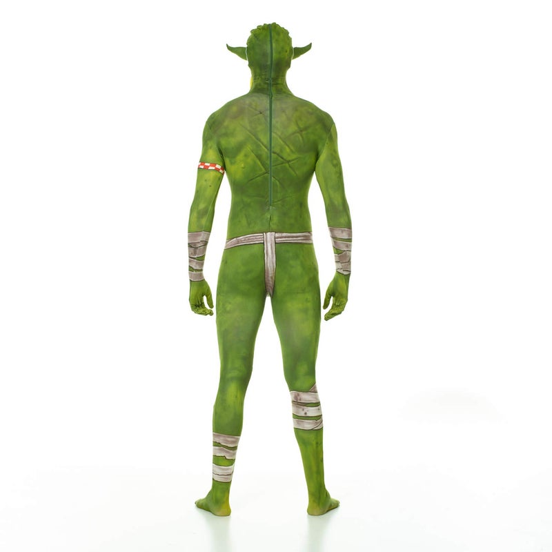 Morphsuits Green Orc Jaw Dropper Morphsuit Monster Fancy Dress Costume - Size Medium - 5â€-5â€4 (150cm-162cm) - Image 3